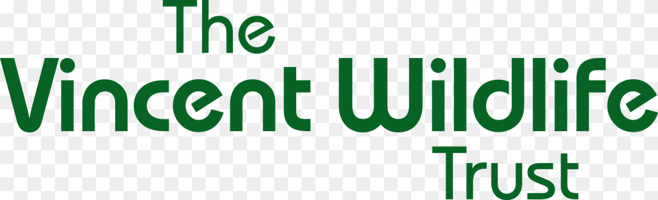 Vincent Wildlife Trust Logo Transparent, Text, Green Png Image