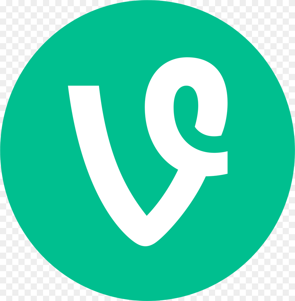 Vine App Logo Transparent Google Search Vine Logo App Mallory Square, Symbol, Text, Disk, Number Png