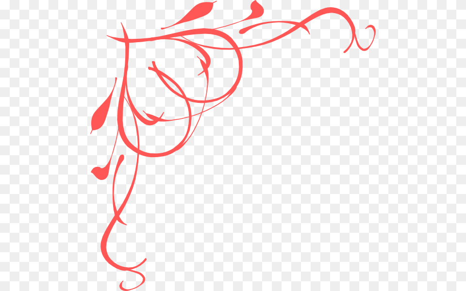 Vine Heart5 Clipart Red Swirls Transparent, Art, Floral Design, Graphics, Pattern Png