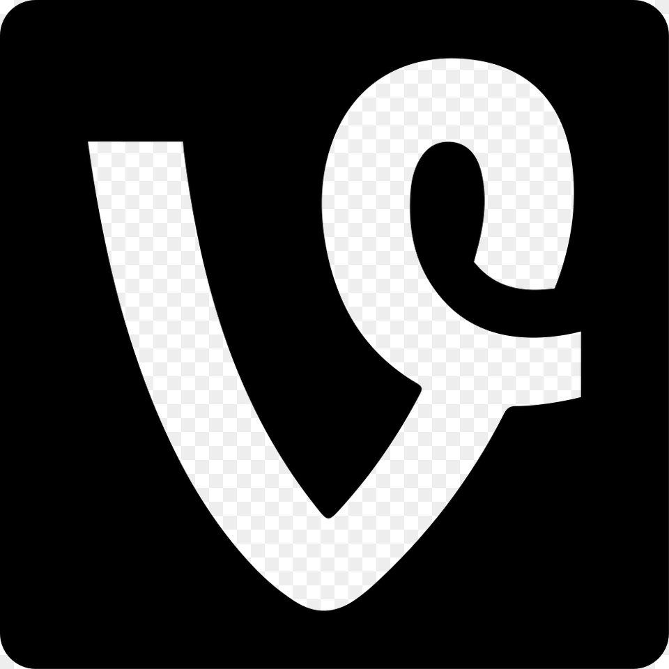 Vine Logo Social Media Icons Red, Symbol, Number, Text Png
