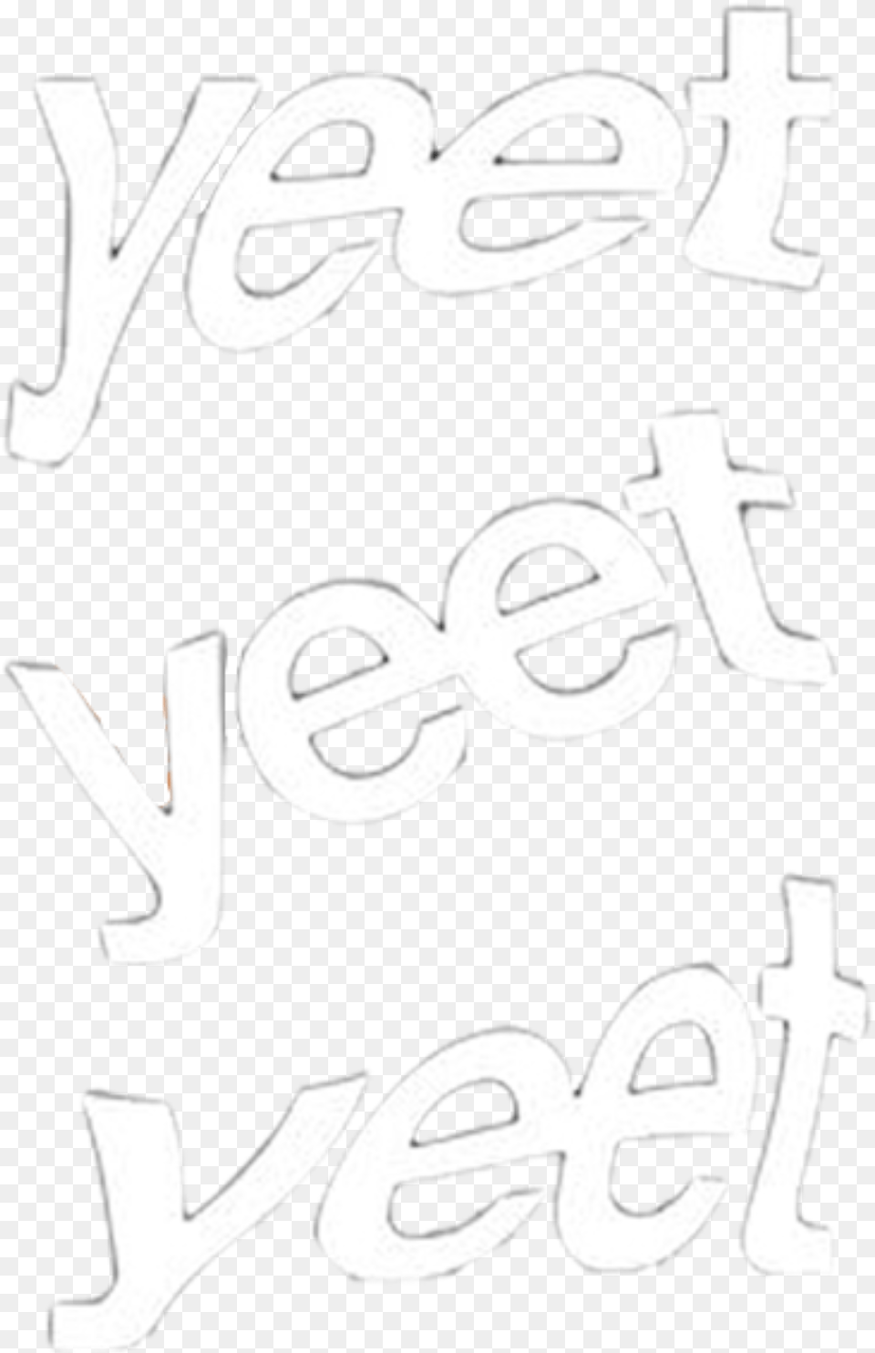 Vine Yeet Sticker By Shelby Poster, Text, Person, Handwriting Free Png