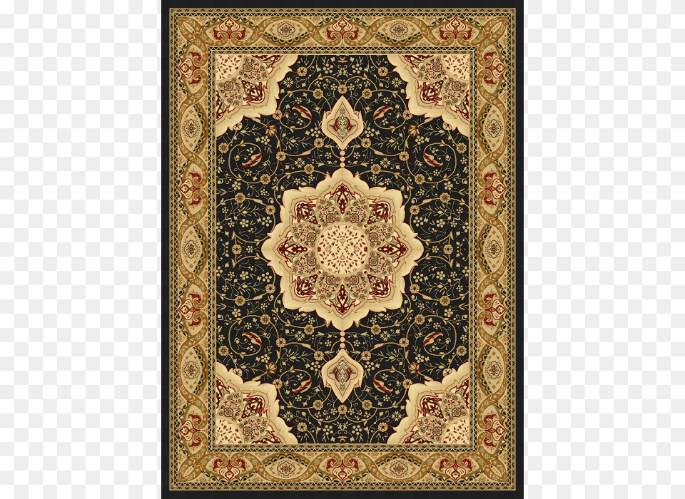 Vines Beige Border Red Accents Hallway Runner Carpet, Home Decor, Rug, Accessories, Art Free Png Download