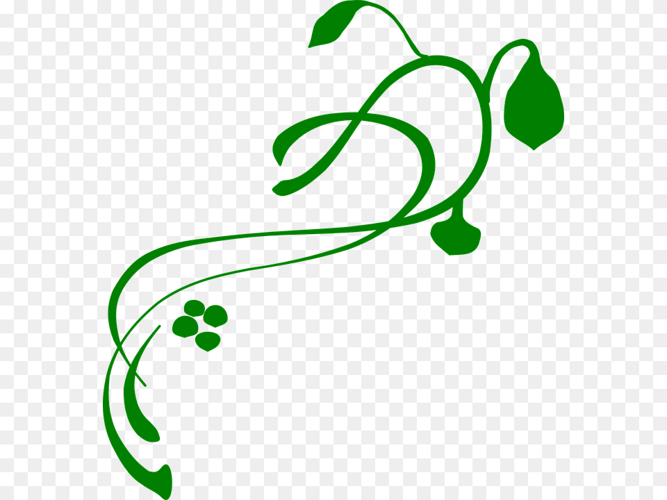 Vines Clip Art, Floral Design, Graphics, Pattern, Green Png Image