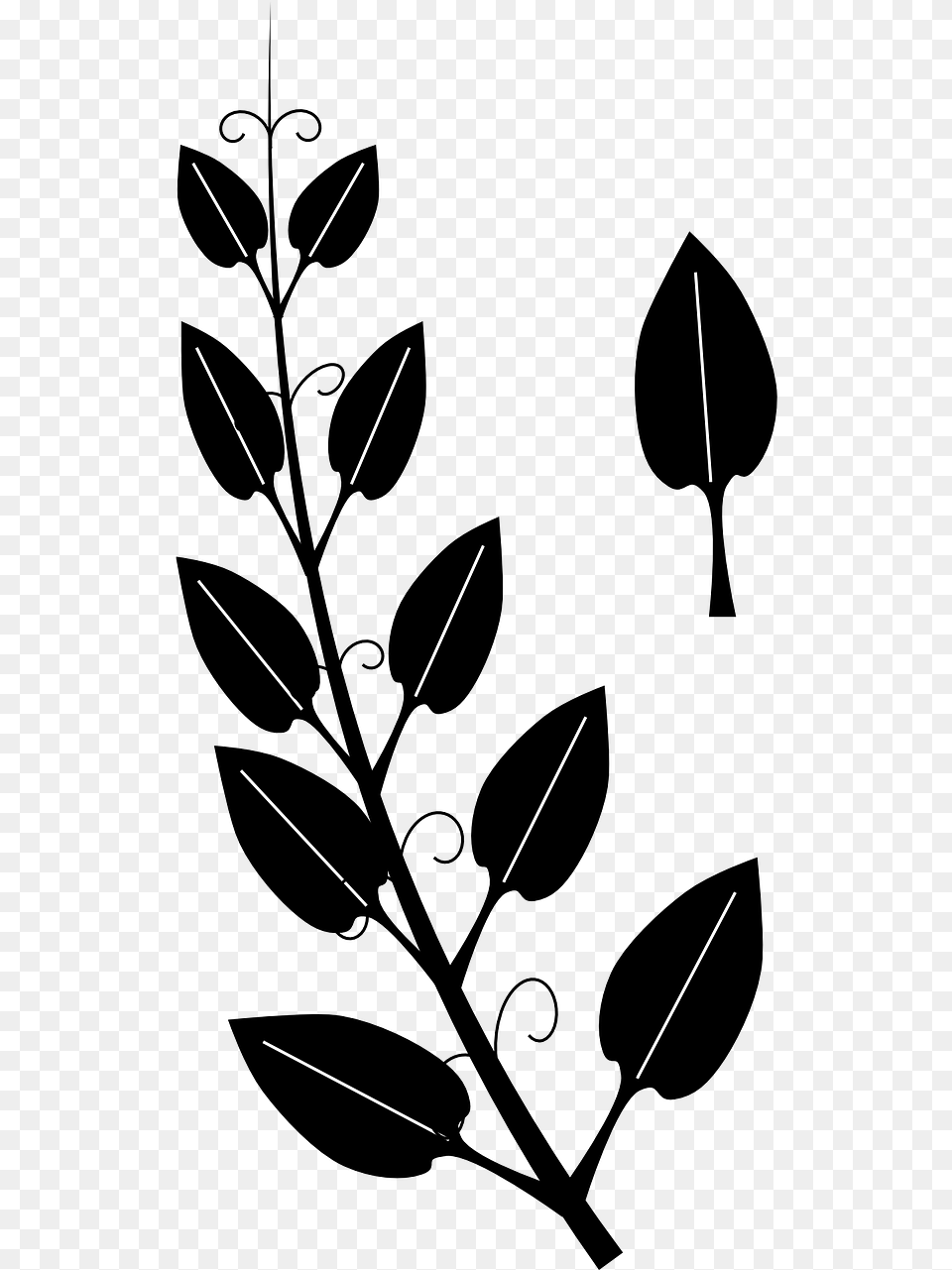Vines Clipart Black And White, Lighting, Baton, Stick, Blade Png