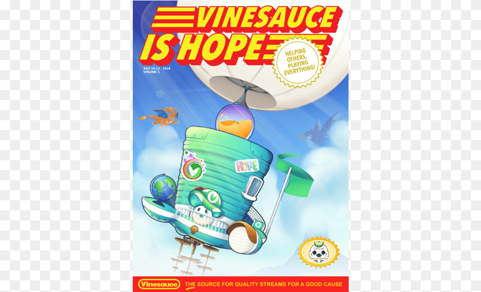 Vinesauce Is Hope 2018, Advertisement, Poster Png Image