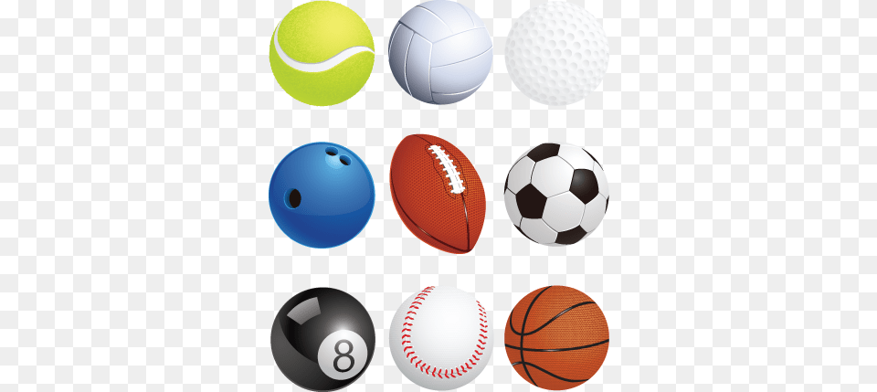 Vinilo Decorativo Coleccin Bolas Deporte Types Of Balls With Names, Ball, Tennis, Sport, Soccer Ball Free Png Download
