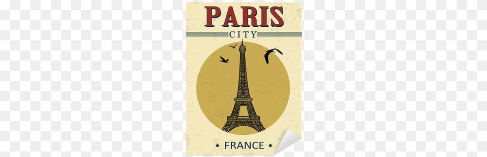 Vinilo Pixerstick Torre De La Torre Eiffel De Pars Art Print Radubalint39s Eiffel Tower Tower From Paris, Book, Publication, Animal, Bird Free Transparent Png