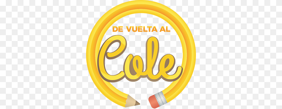 Vinilo Vuelta Al Cole Lpiz Circular Circle, Logo Free Png
