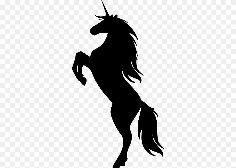 Vinilos De Unicornios Levantado Cafepress Unicorns Set Square Sticker 3quot X, Silhouette, Stencil, Adult, Female Free Png Download