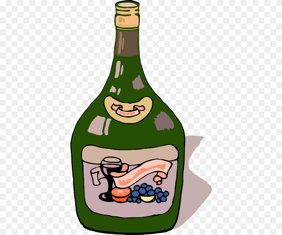 Vino Clipart, Alcohol, Beverage, Bottle, Liquor Free Png Download