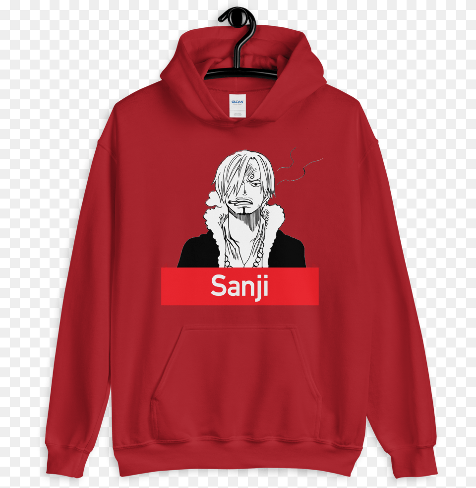 Vinsmoke Sanji X Supreme Hoodie Hoodie, Clothing, Sweatshirt, Sweater, Knitwear Free Transparent Png