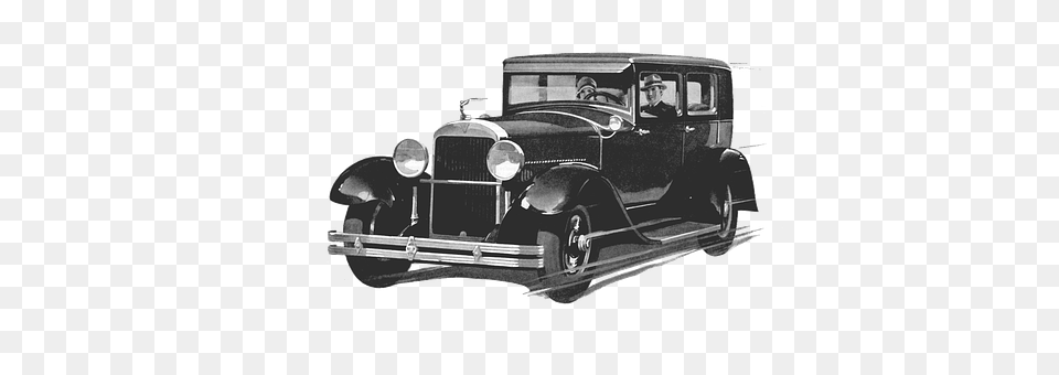 Vintage Person, Car, Vehicle, Transportation Png