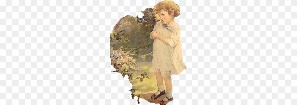 Vintage Art, Painting, Child, Female Free Transparent Png