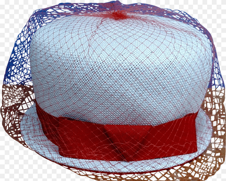 Vintage White Pill Box Hat With Orange Cake Decorating Free Transparent Png