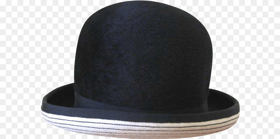 Vintage 1960 S Adolfo Realities Black And White Bowler Fedora, Clothing, Hat, Sombrero, Helmet Png Image