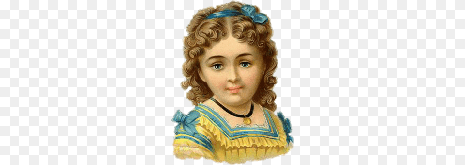 Vintage Painting, Art, Person, Girl Png Image