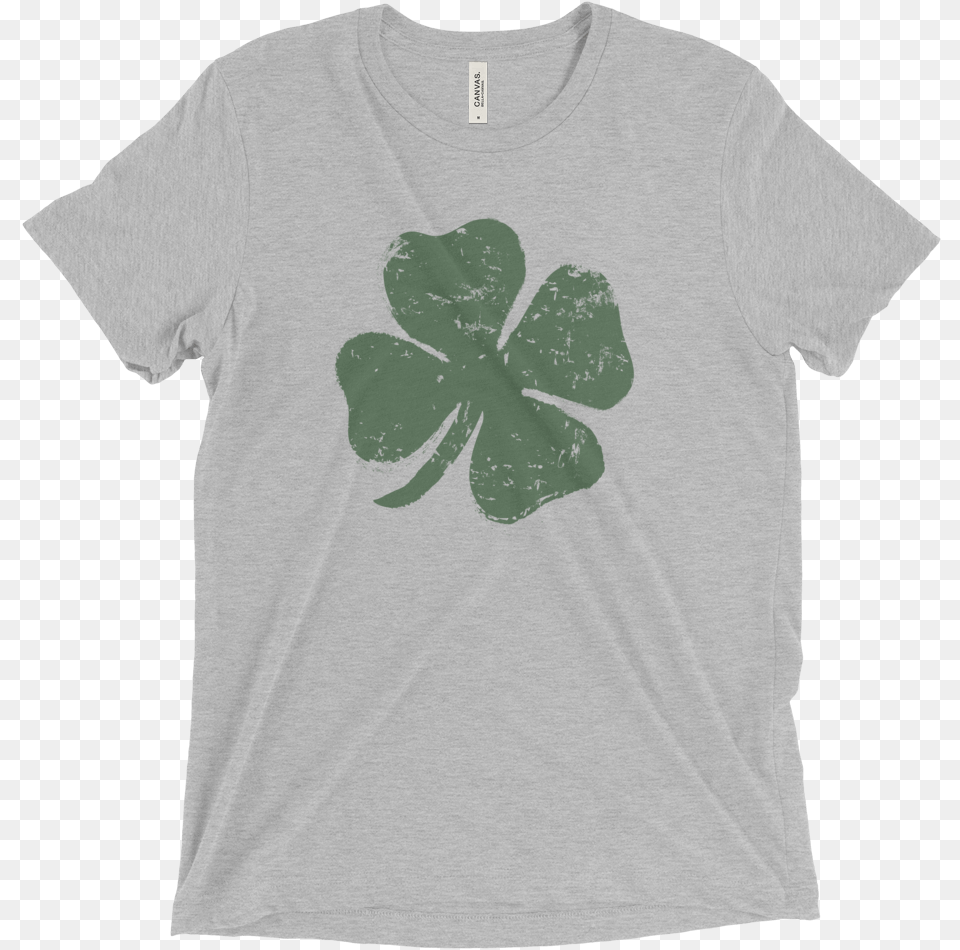 Vintage 4 Leaf Clover T Shirt We Heart Ohio Man Cave Gift Beer Theme Gift Gift, Clothing, T-shirt, Flower, Plant Free Png