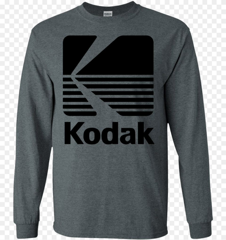 Vintage 80s Kodak Logo Ls Shirthoodiesweatshirt Ls, Clothing, Sleeve, Long Sleeve, Adult Free Png