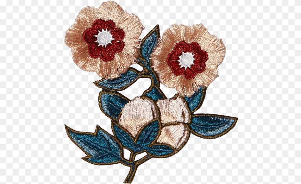 Vintage A Bunch Of Flowers Embroidery Patterns Embroidered Flowers, Pattern, Stitch, Accessories Free Png