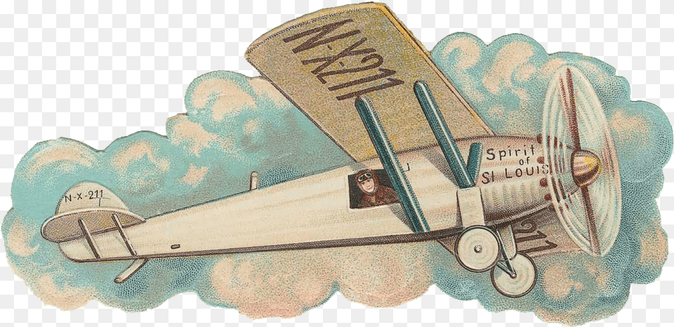 Vintage Airplane Graphic Background Vintage Airplane, Aircraft, Transportation, Vehicle, Machine Free Png Download