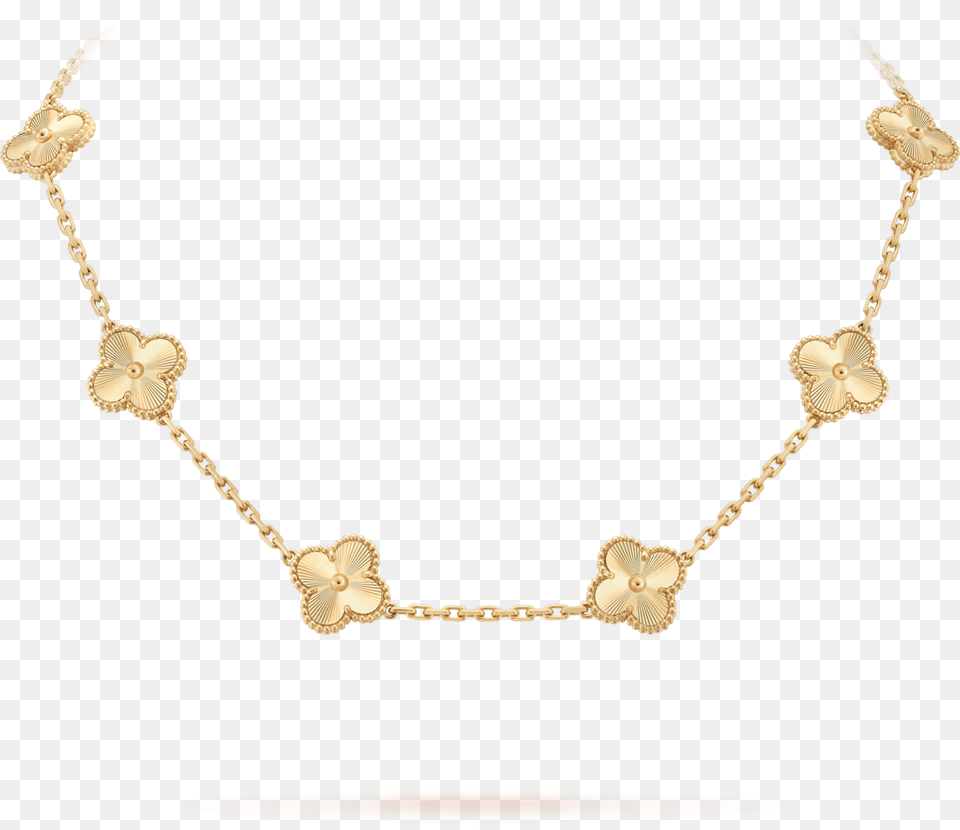 Vintage Alhambra Necklace 10 Motifs, Accessories, Jewelry, Diamond, Gemstone Png