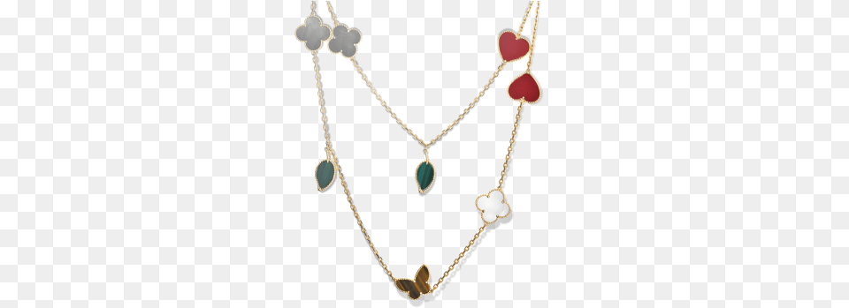 Vintage Alhambra Necklace Arpels Van Cleef Necklace, Accessories, Jewelry, Earring, Gemstone Png