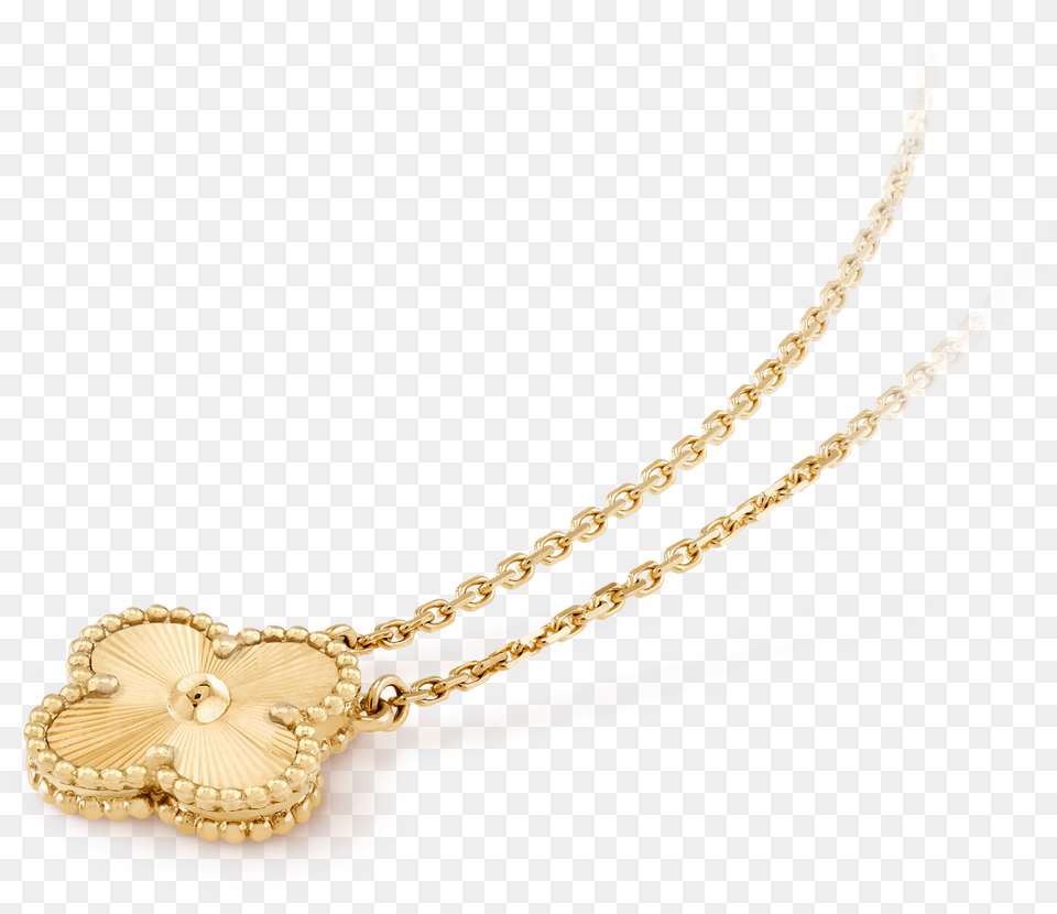 Vintage Alhambra Pendant Vcarp4kl00, Accessories, Jewelry, Necklace, Gold Free Transparent Png