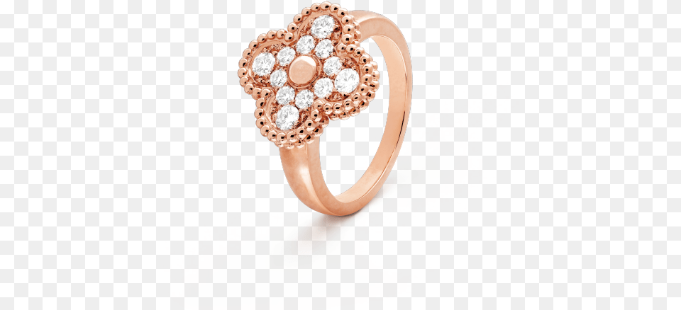 Vintage Alhambra Ring, Accessories, Jewelry, Diamond, Gemstone Png Image