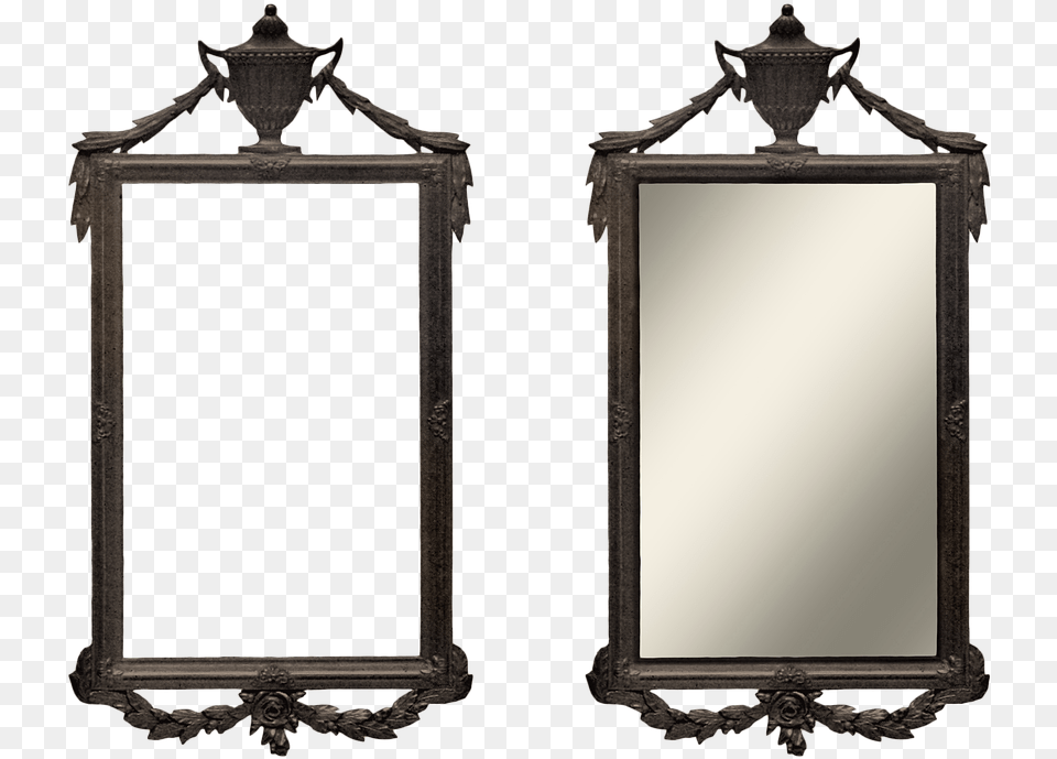 Vintage Antique Frame Image On Pixabay Crowned Top, Mirror Free Transparent Png