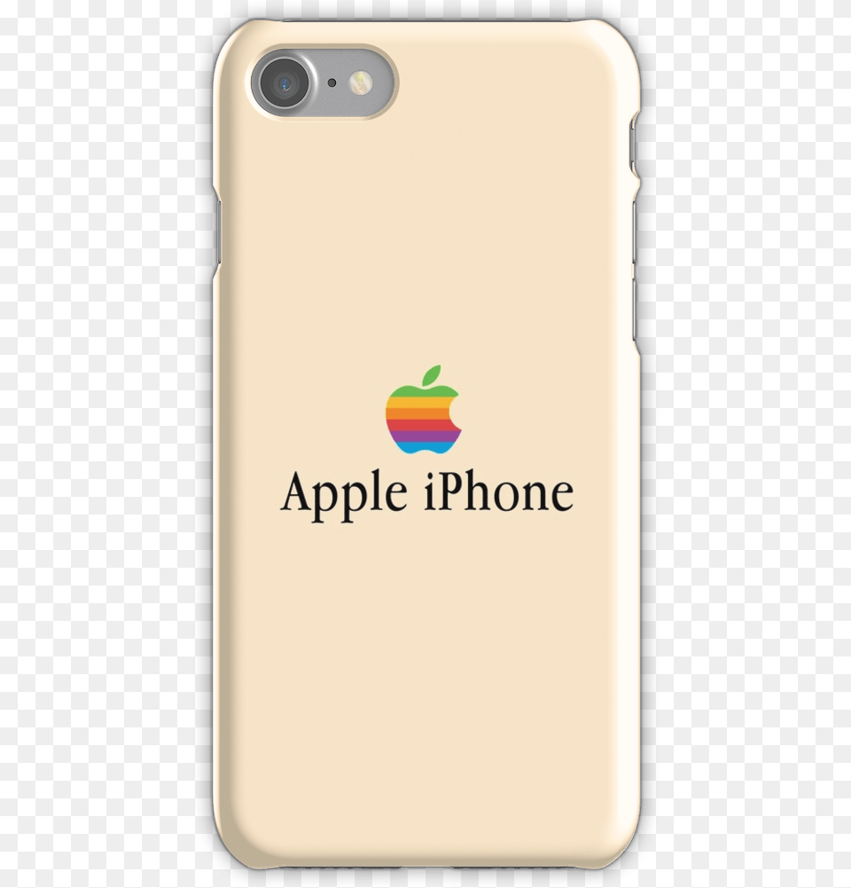 Vintage Apple Logo On Tan Background Apple Iphone Mobile Phone Case, Electronics, Mobile Phone Free Png