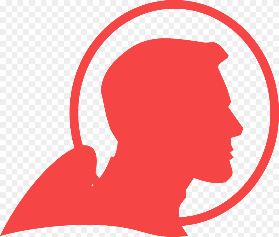 Vintage Astronaut Silhouette, Body Part, Face, Head, Neck Free Transparent Png