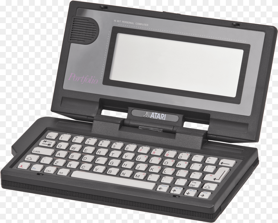 Vintage Atari Computer Transparent Atari Portfolio, Computer Hardware, Computer Keyboard, Electronics, Hardware Png Image