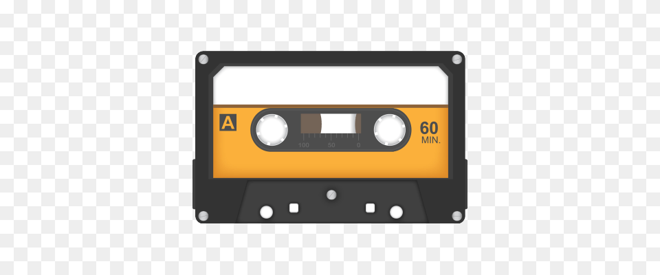 Vintage Audio Cassette Transparent, Electronics, Mobile Phone, Phone Free Png Download
