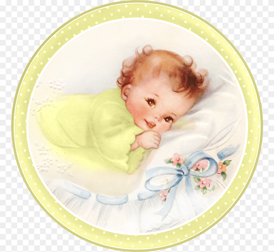 Vintage Baby Clipart, Face, Head, Person, Photography Free Png