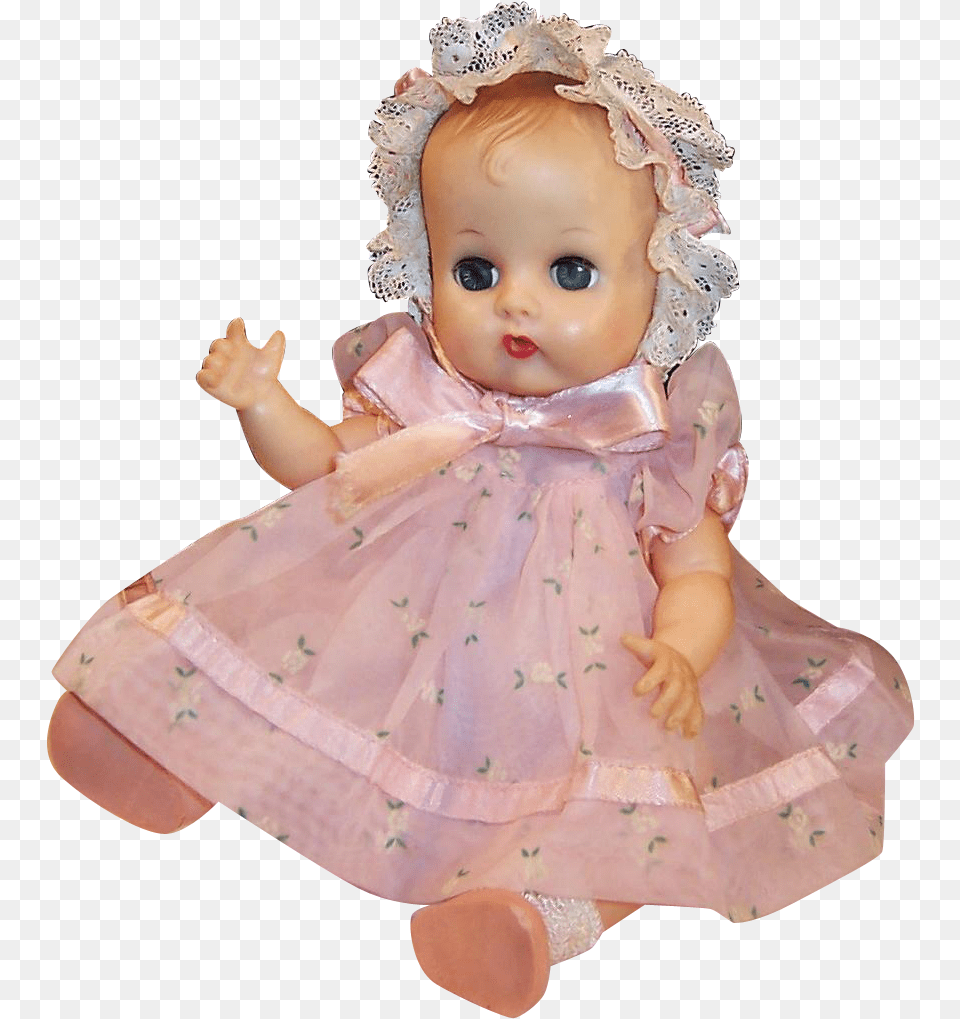 Vintage Baby Doll, Toy, Clothing, Hat, Face Free Png Download