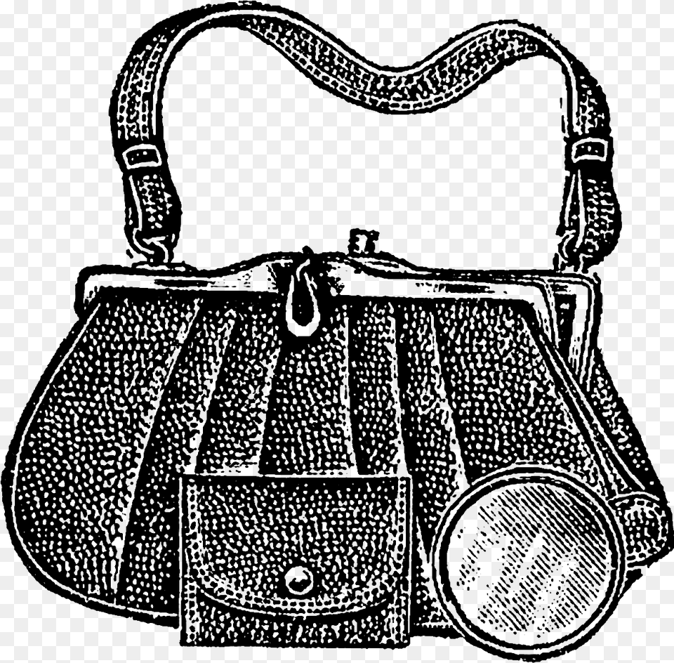 Vintage Bag Hand Handbag Designs Drawing, Accessories, Purse, Person Png