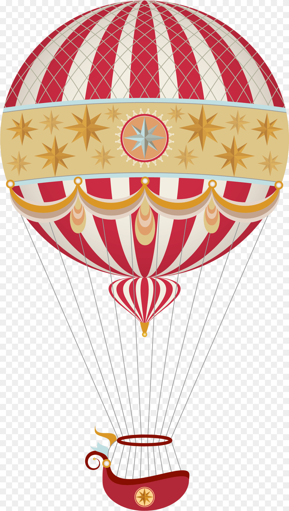 Vintage Balloons Clip Art Vintage Hot Air Balloon, Aircraft, Hot Air Balloon, Transportation, Vehicle Png Image