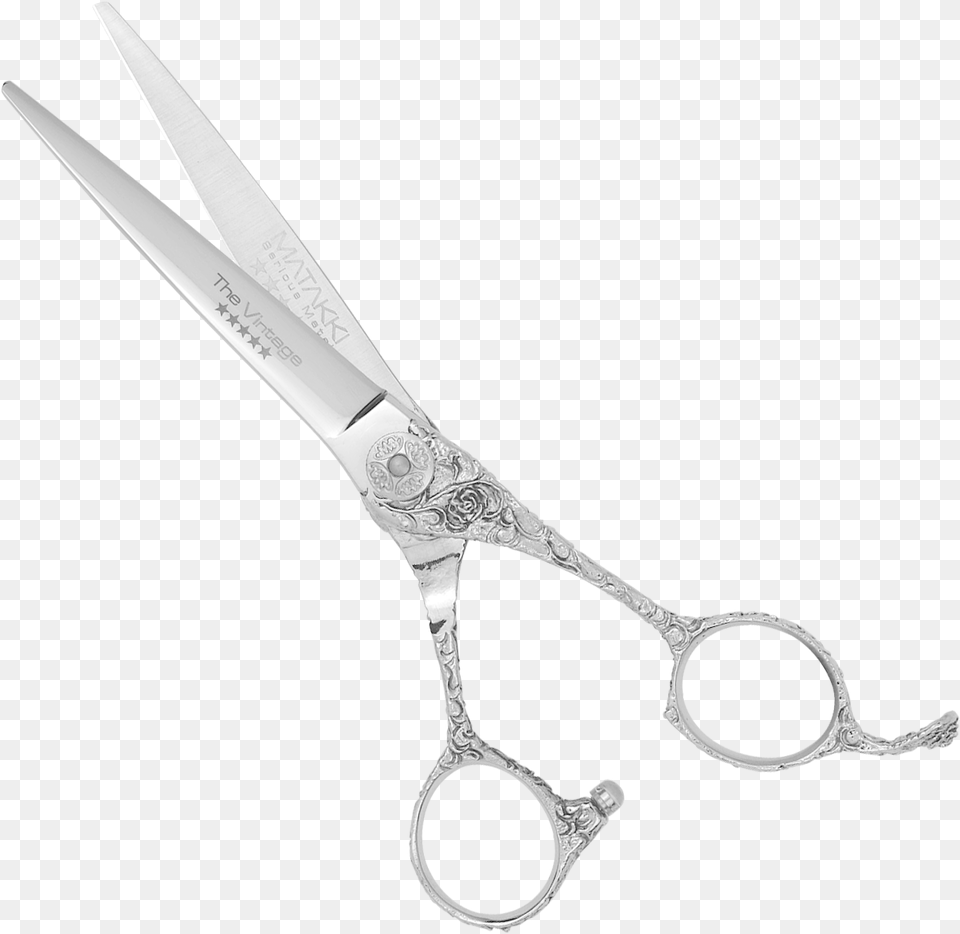 Vintage Barber Scissors Vintage Hair Scissors, Blade, Shears, Weapon, Dagger Free Png