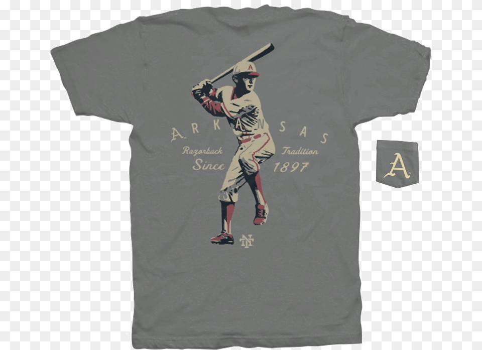 Vintage Baseball Player, Clothing, People, Person, T-shirt Png
