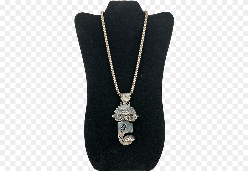 Vintage Bennie Ration Sterling Silver Kachina Necklace Locket, Accessories, Jewelry, Pendant, Diamond Png