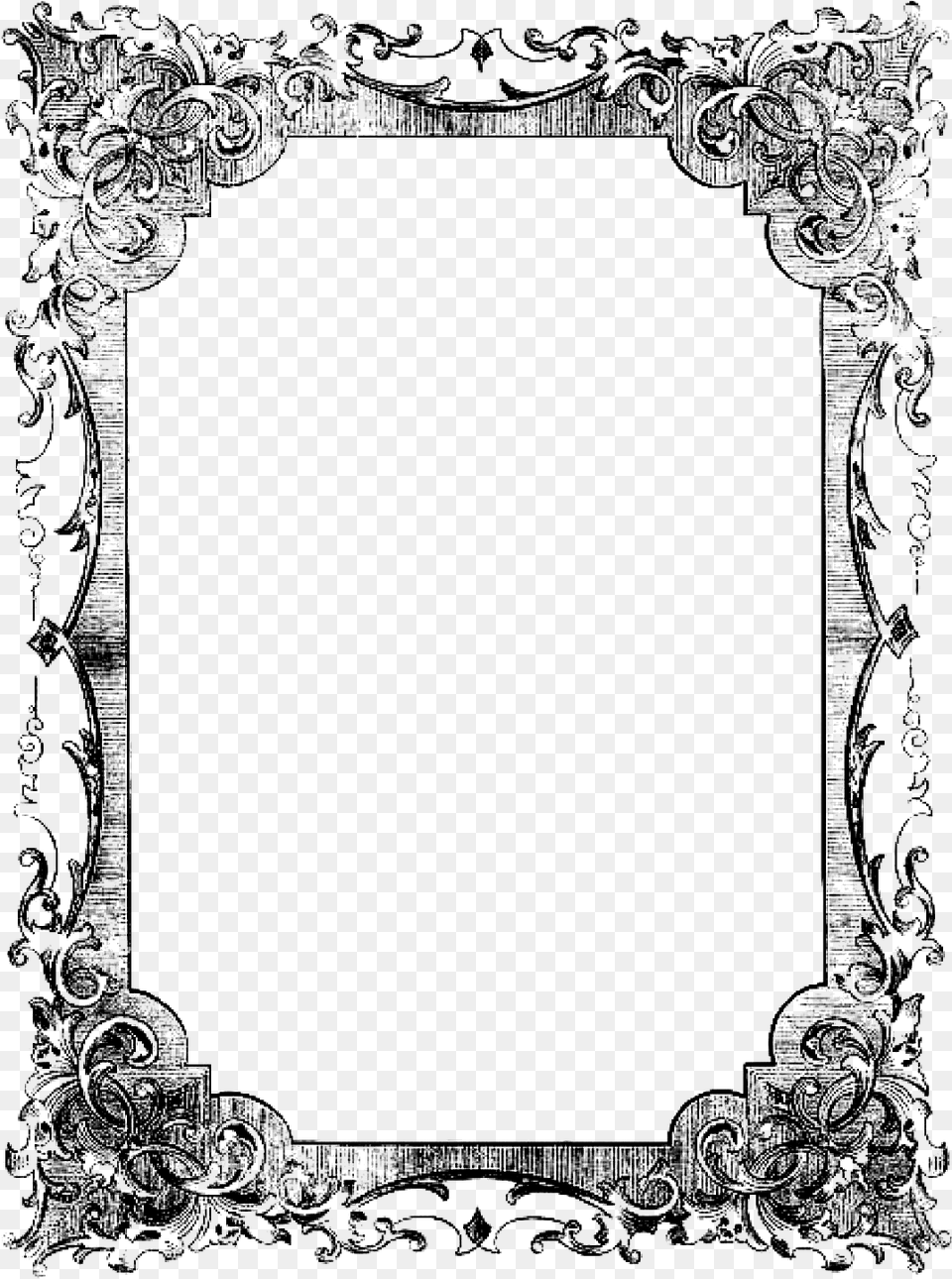 Vintage Black Frame, Home Decor Free Png Download