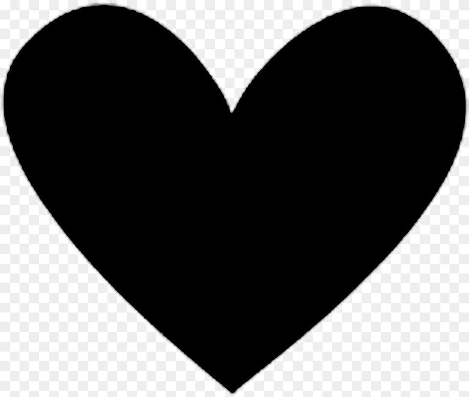 Vintage Black Heart, Stencil Free Transparent Png