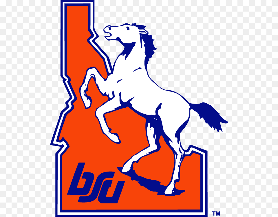 Vintage Boise State Hat, Person, Animal, Colt Horse, Horse Png Image