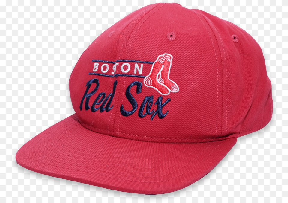 Vintage Boston Red Sox Snapback Baseball Cap, Baseball Cap, Clothing, Hat Png Image