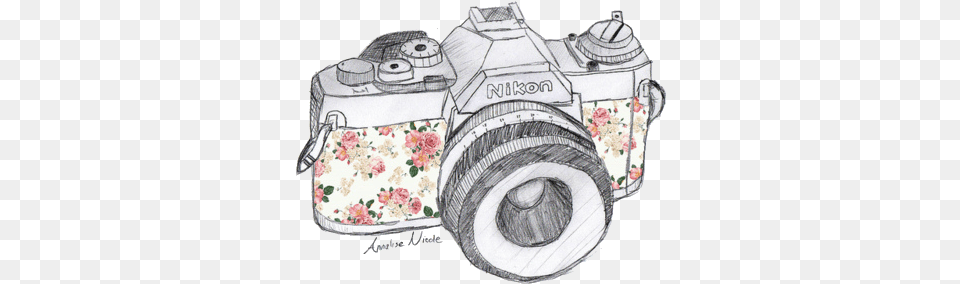 Vintage Camera Shared By Cydine On We Heart It Camera Drawing, Art, Digital Camera, Electronics Png Image