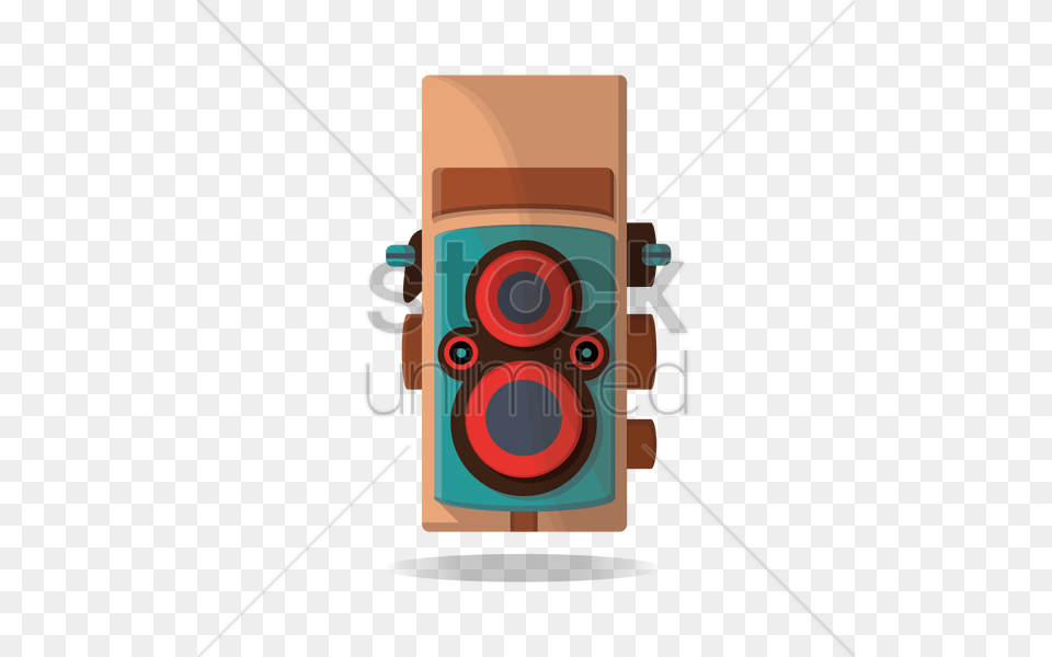 Vintage Camera Vector Image, Electronics, Speaker, Light, Traffic Light Free Png