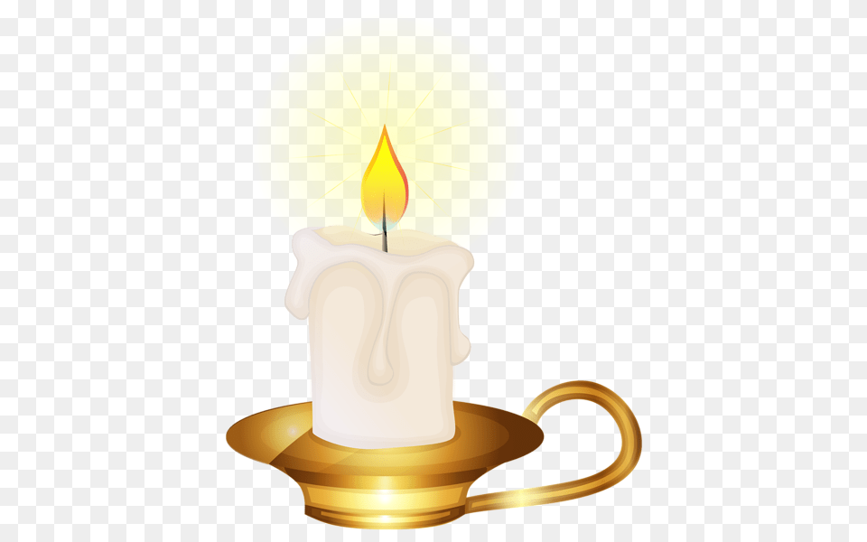 Vintage Candle Clip Art, Light Free Png Download