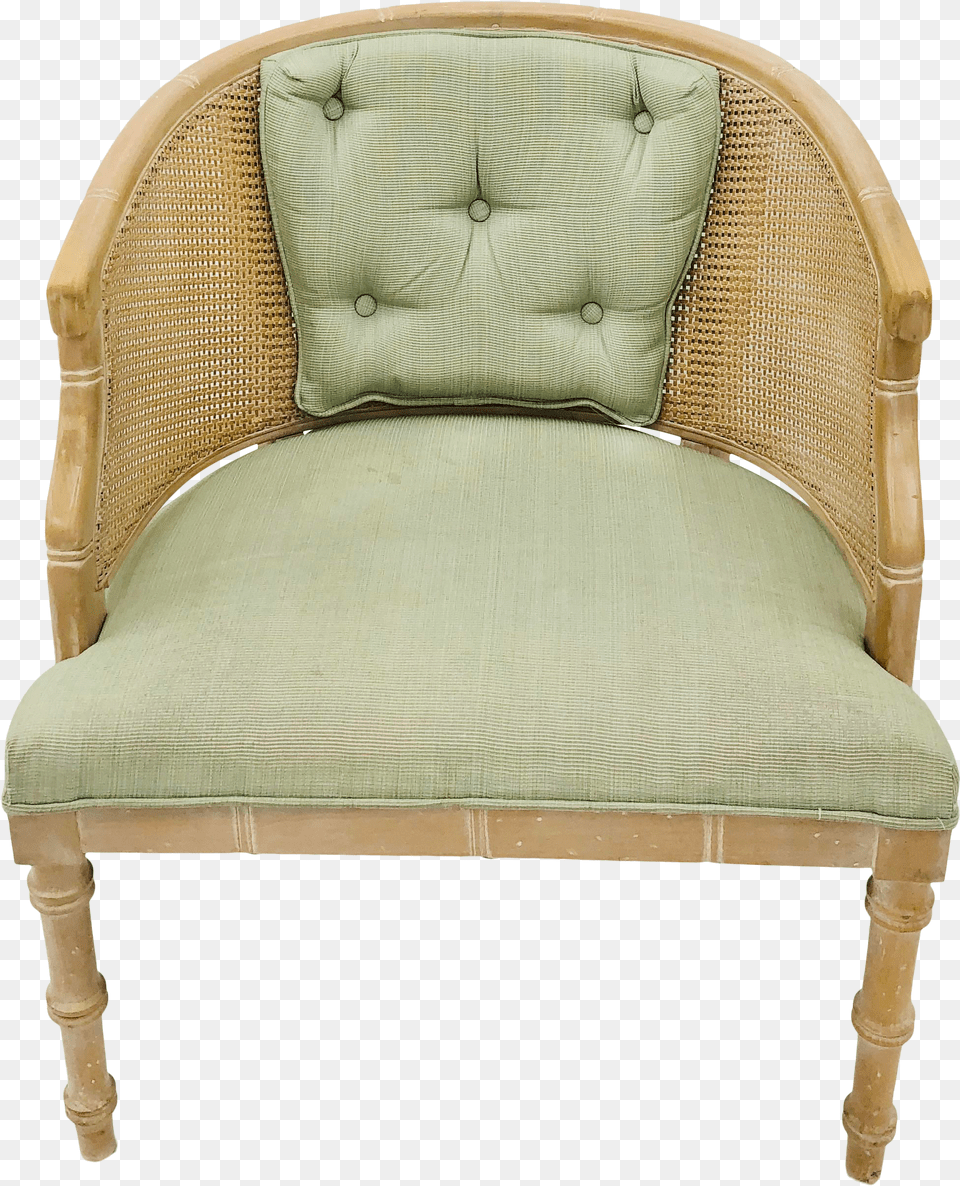 Vintage Cane Side Chair With Faux Bamboo Frame Chair Free Png Download