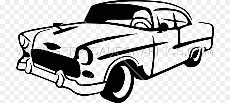 Vintage Car Production Ready Artwork For T Shirt Printing, Pickup Truck, Truck, Vehicle, Transportation Png
