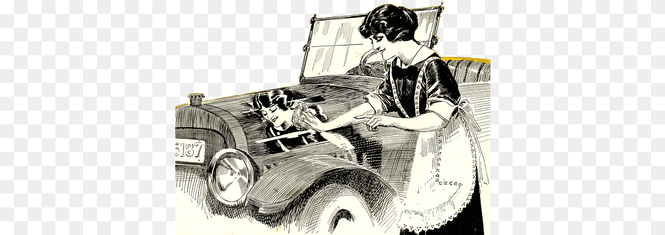 Vintage Car Washing Polish Vintage Cars Ve Vintage Car, Adult, Wedding, Person, Female Free Transparent Png